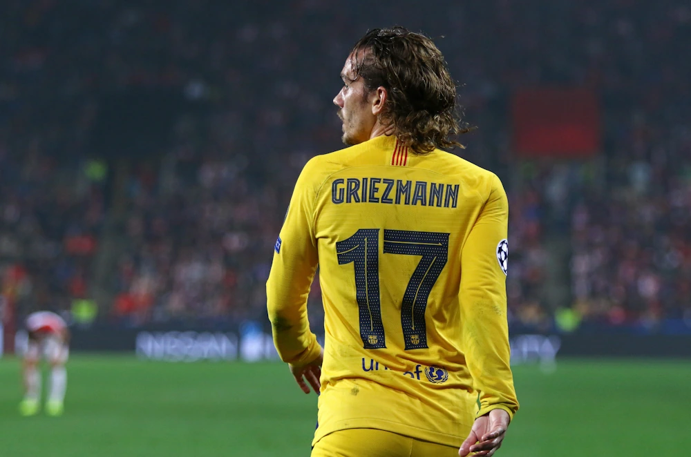 Antoine Griezmann is terug tijdens het spelen in Barcelona