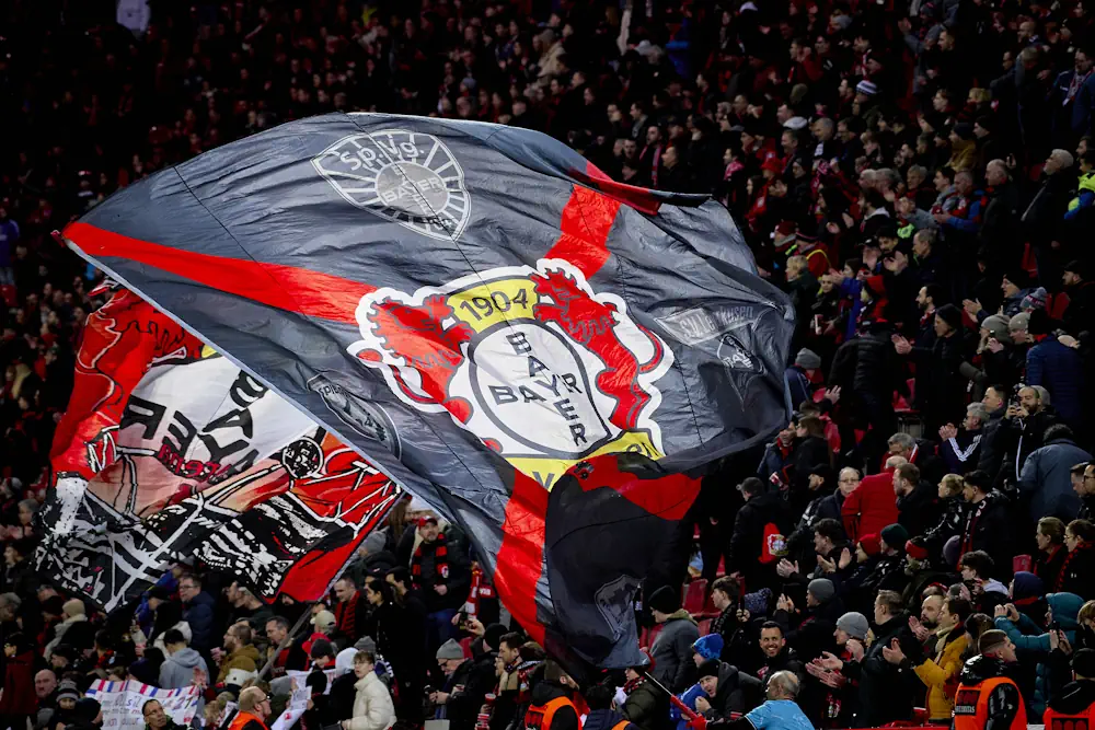 Bayer Leverkusen-fans vieren de landstitel 2023/2024